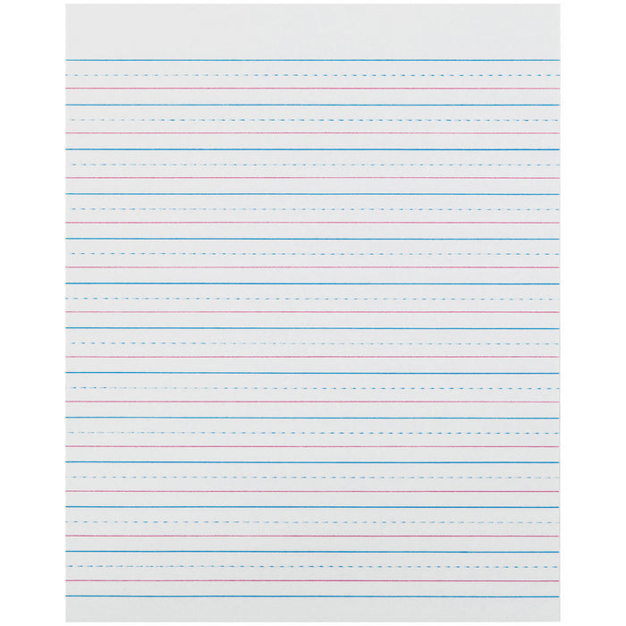 (2 Pk) Zaner Bloser 1-2in Ruled Sulphite Paper Gr 3