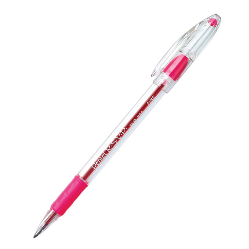 (24 Ea) Pentel Rsvp Pink Fine Point Ballpoint Pen