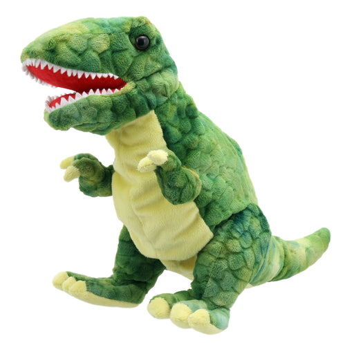 Baby Dinos Puppets T-rex-green