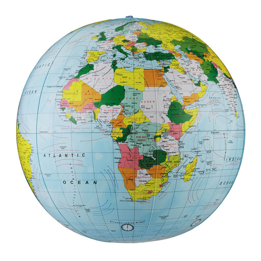(2 Ea) Political-inflate Globe 12in