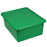 (2 Ea) Stowaway Green Letter Box With Lid 13-1-2 X 10-3-4 X 5-3-8