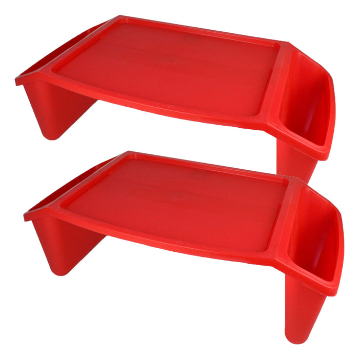 (2 Ea) Lap Tray Red