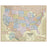 Boardroom Series Usa Wall Map Hemispheres Laminated