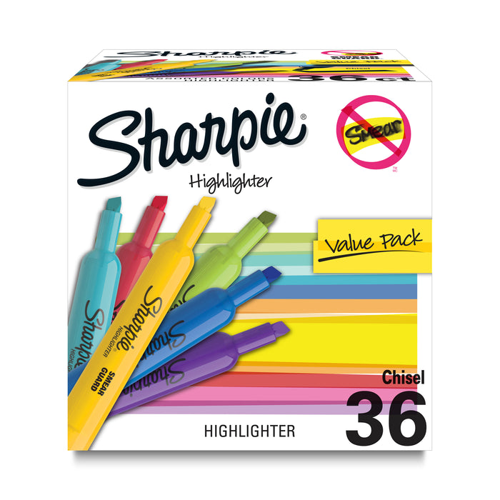 Tank Highlighters, Assorted, Pack of 36