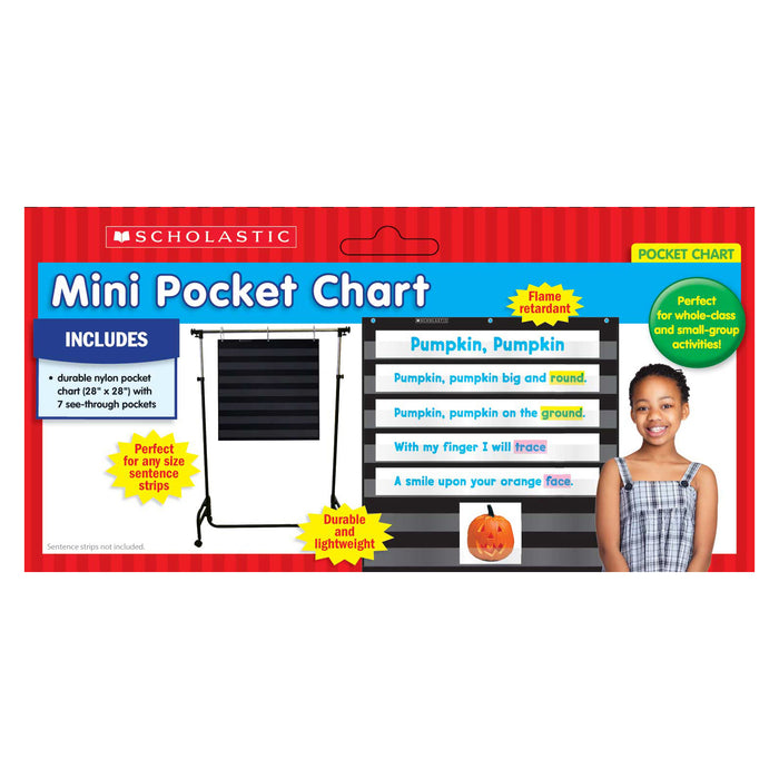 Mini Black Pocket Chart