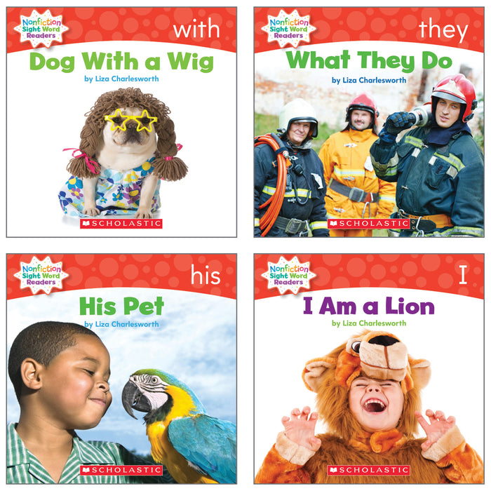 Nonfiction Sight Word Readers Lvl A Parent Pack