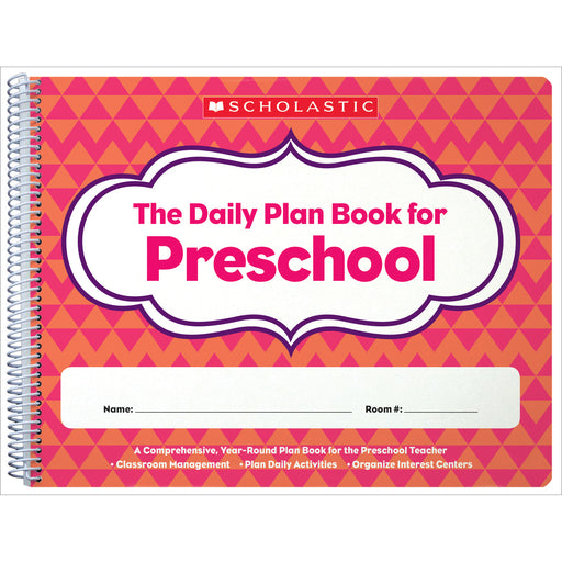 (2 Ea) Daily Plan Book For Preschool