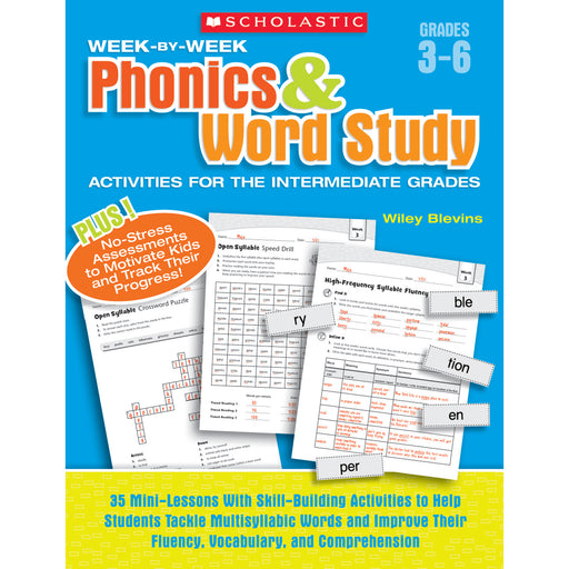 Week By Week Phonics & Word Study Activities For The Intermediate Gr