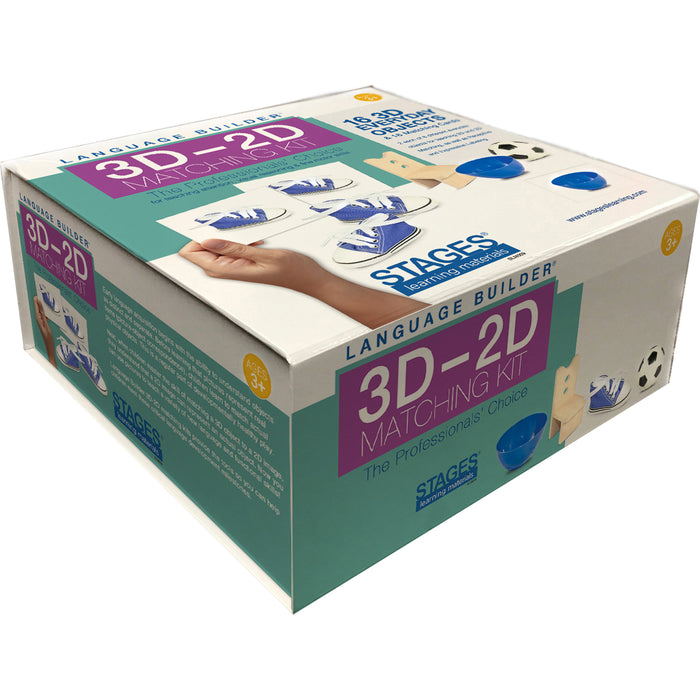 Language Builder 3d 2d Matching Kit Everyday Objects