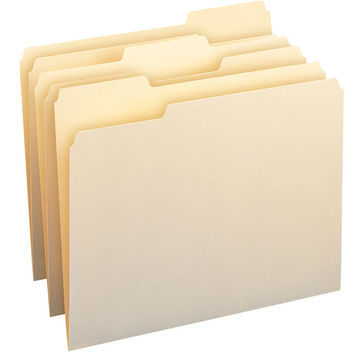 Smead Letter Size File Folders Manila Box Of 100 Single Ply