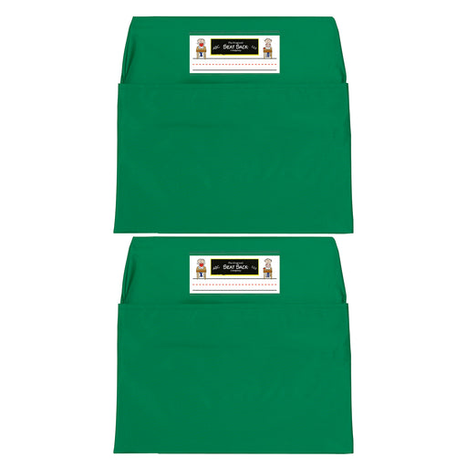 (2 Ea) Seat Sack Standard 14in Green