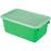(2 Ea) Small Cubby Bin With Cover Green Classroom
