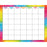 (6 Ea) Colorful Brush Strokes Monthly Wipeoff Calendar