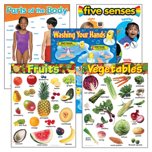 Healthy Living Learning Charts Combo Pack