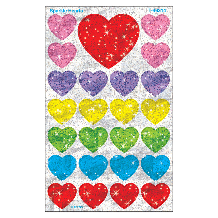 (6 Pk) Supershapes Stickers Sparkle