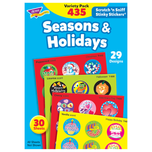 Stinky Stickers Seasons & 435-pk Holidays Jumbo Variety