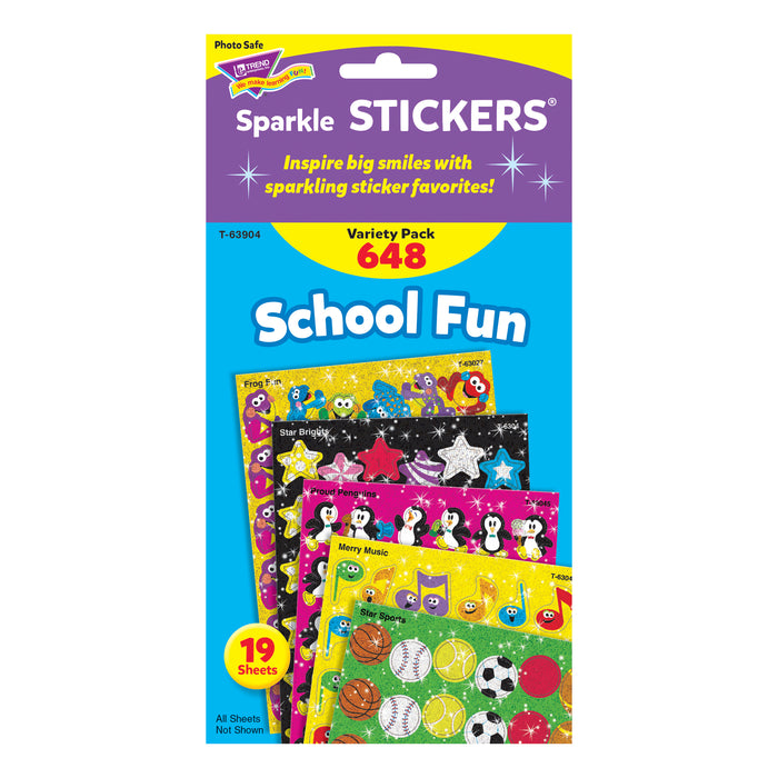Sparkle Stickers School Fun