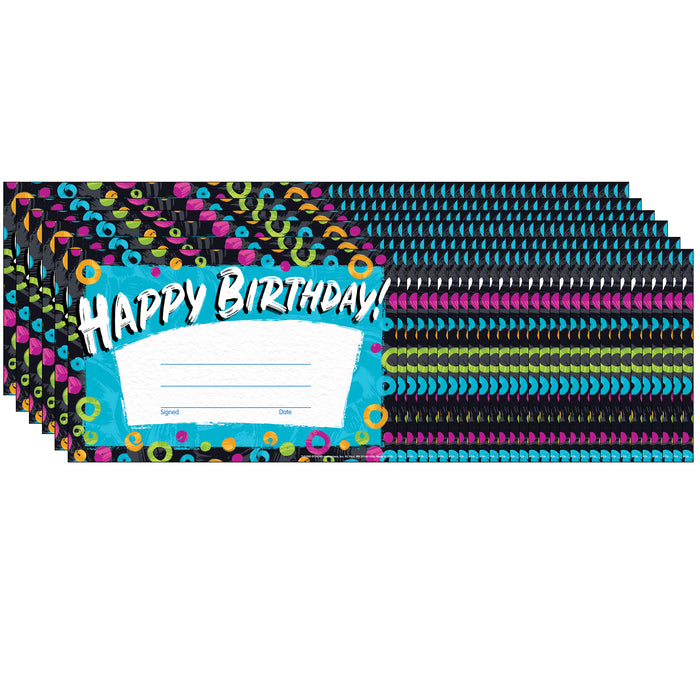 (6 Pk) Birthday Recognition Awards Color Harmony