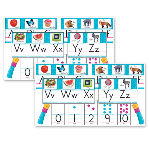Color Harmony Photo Alphabet Bulletin Board Set, 2 Sets