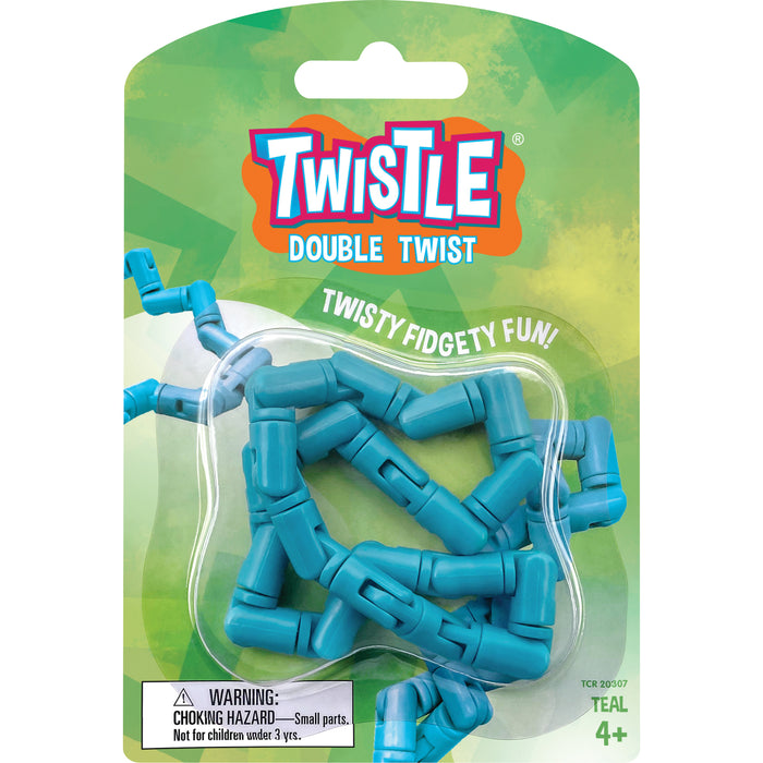 (3 Ea) Teal Twistle Double Twist