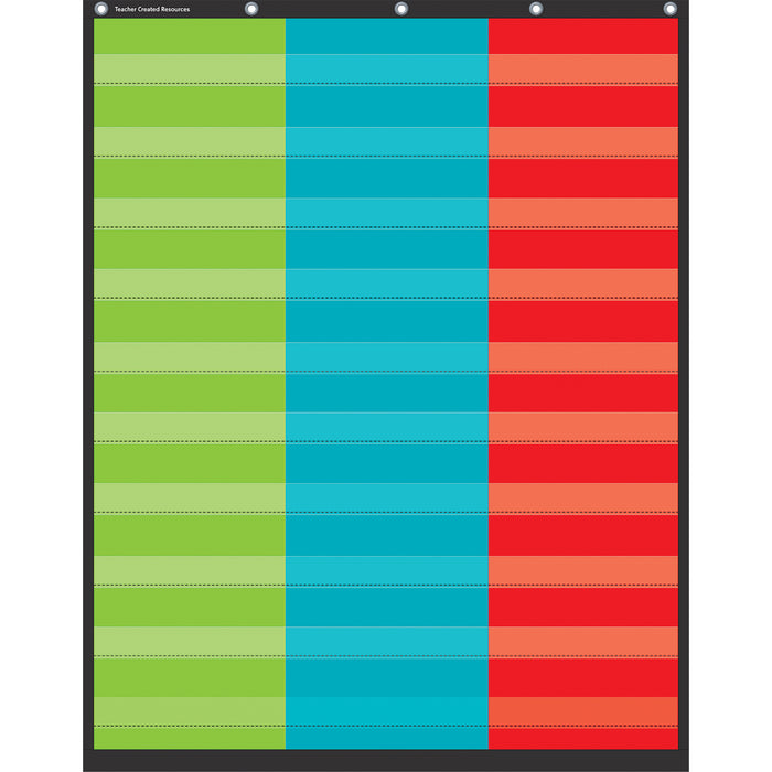 3 Column Pocket Chart 34 X 44