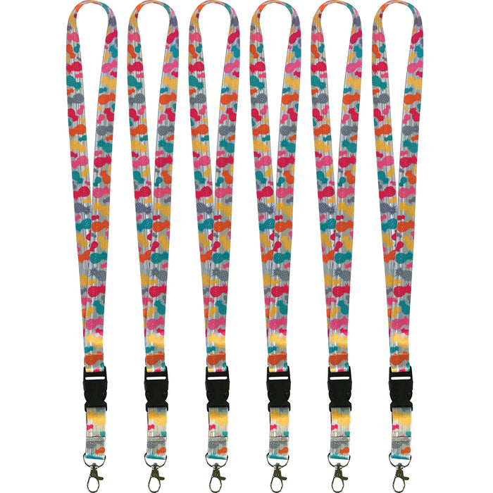 (6 Pk) Tropical Punch Pineapples Lanyard