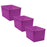 (3 Ea) Purple Plastc Multi-purpose Bin
