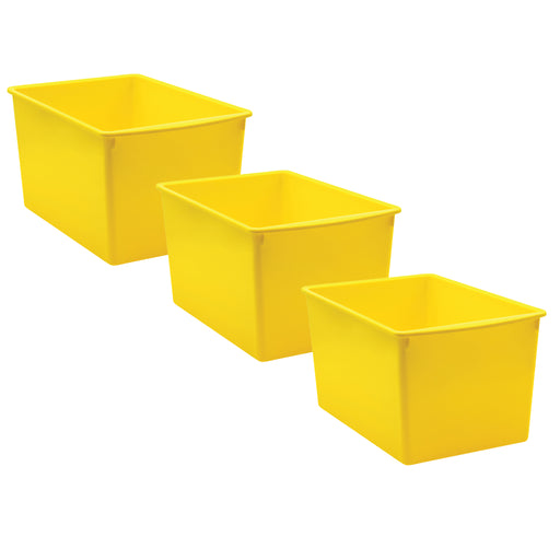 (3 Ea) Yellow Plastc Multi-purpose Bin