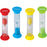 (6 Pk) Small Sand Timers Combo Pack 1 Each Of 1 2 3 & 5 Minute Timers