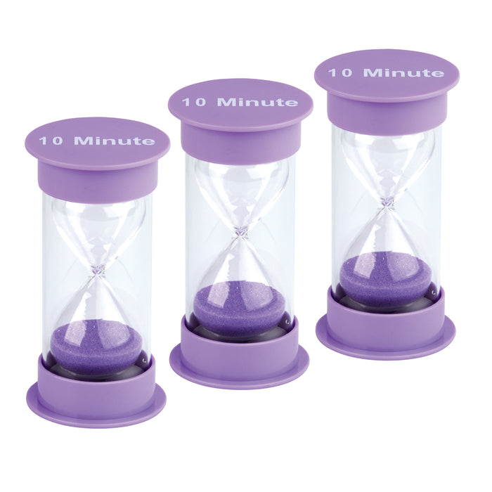 (3 Ea) 10 Minute Sand Timer Medium