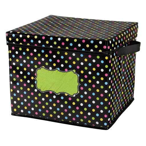 Chalkboard Brights Storage Bins Box 12x12.5x10.5