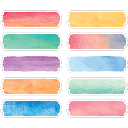 (3 Pk) Watercolor Labels