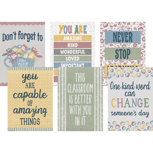 Classroom Cottage Positive Posters, Set of 6