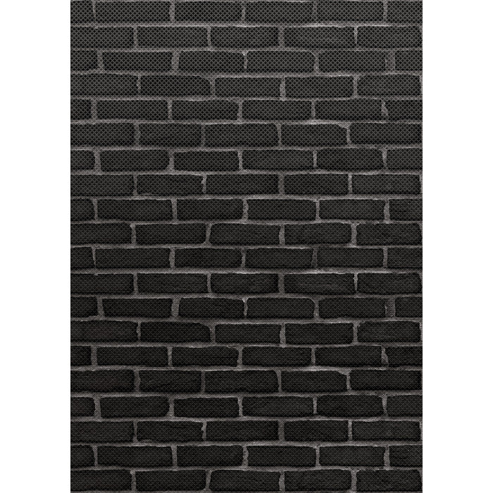 Black Brick Better Than Paper Bulletin Board Roll, 4' x 12', Pack of 4