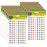 (12 Pk) Colorful Paw Prints Mini Stickers