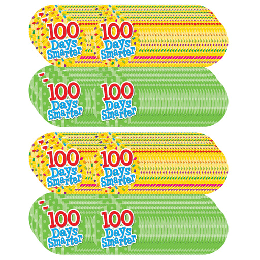 (6 Pk) 100 Days Smarter Wear Em Badges