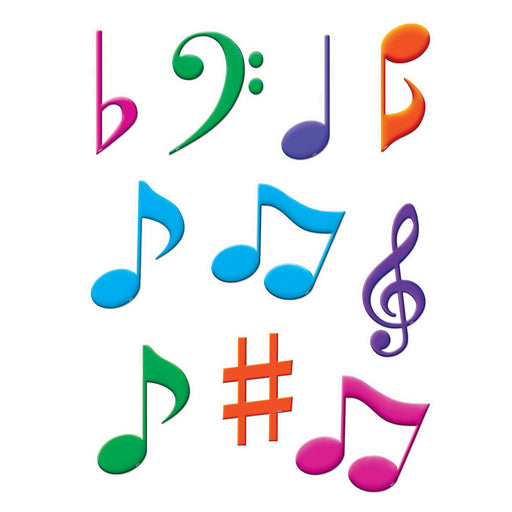 (3 Pk) Musical Notes Accents