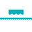 (6 Pk) Teal Solid Scalloped Border Trim