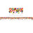 (6 Pk) Confetti Straight Border Trim