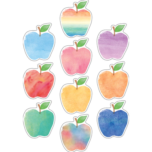 (3 Pk) Watercolor Apples Accents