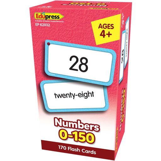 Numbers 0150 Flash Cards