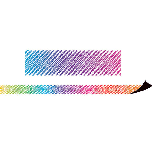 (3 Pk) Colorful Scribble Magnetic Border