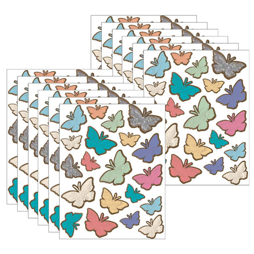 (12 Pk) Butterflies Stickers Home Sweet Classroom