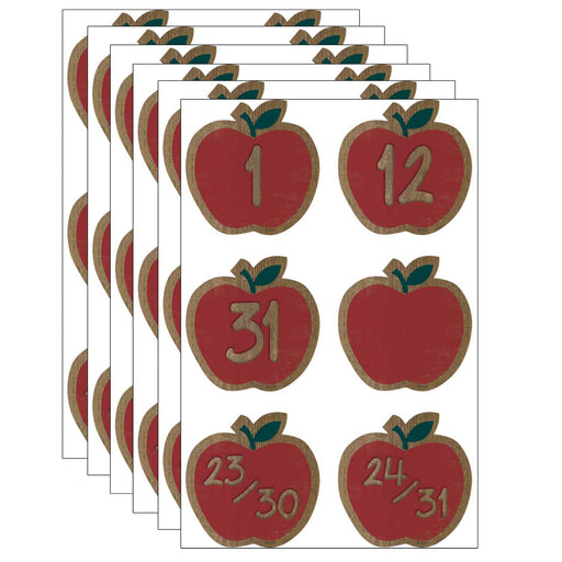 (6 Pk) Apples Calendar Days Home Sweet Classroom