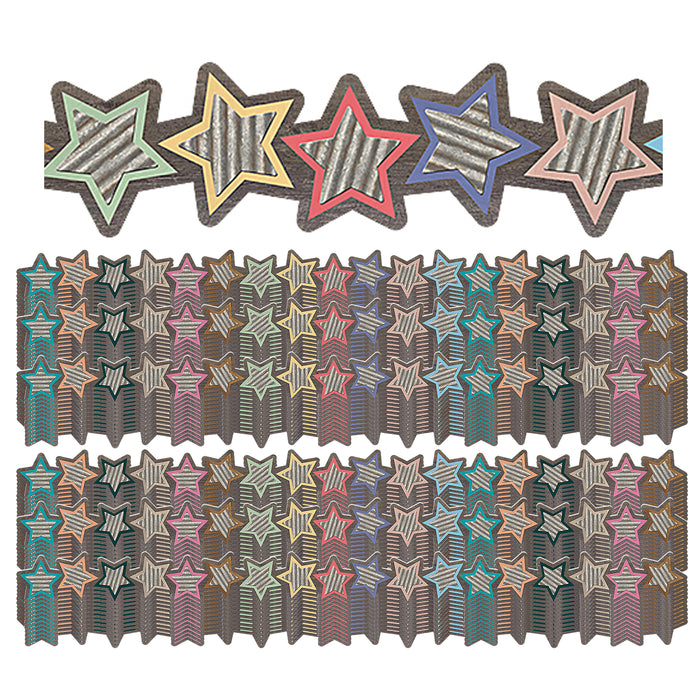 (6 Pk) Stars Die-cut Border Trim Home Sweet Classroom