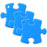 (3 Ea) Puzzle Piece Teether