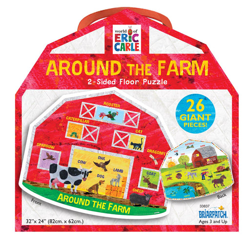 Around The Farm 2-side Floor Puzzle The World Of Eric Carle