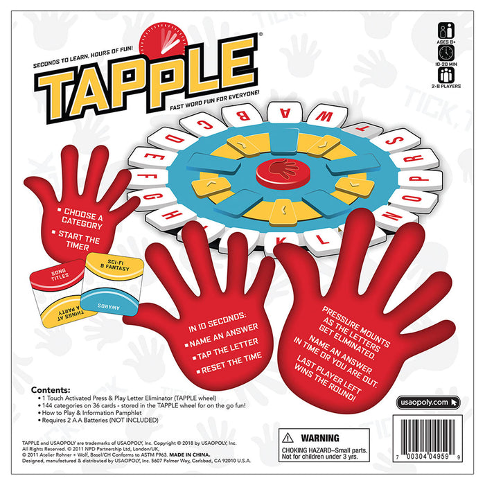 Tapple Fast Word Fun For Everyone