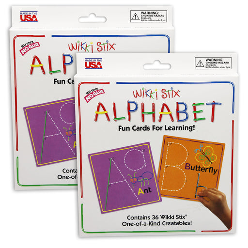 (2 Ea) Wikki Stix Alphabet Cards