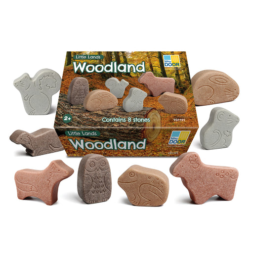 Little Lands – Woodland, Set of 8 Stone Figures